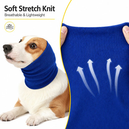 Dog Calming Head Wrap – Soothes Thunder & Fireworks Stress