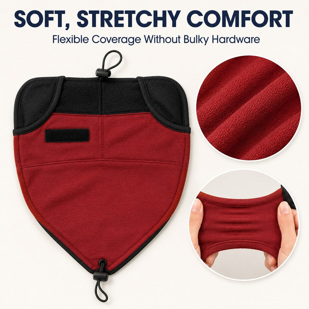 Dog Calming Hoodie Ear Wrap – Softens Sudden Sounds