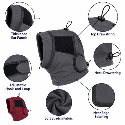 Dog Calming Hoodie Ear Wrap – Softens Sudden Sounds