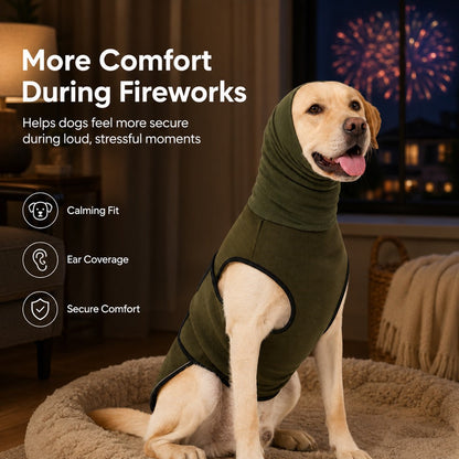 Dog Calming Shirt with Hood – Calming Comfort in Storms