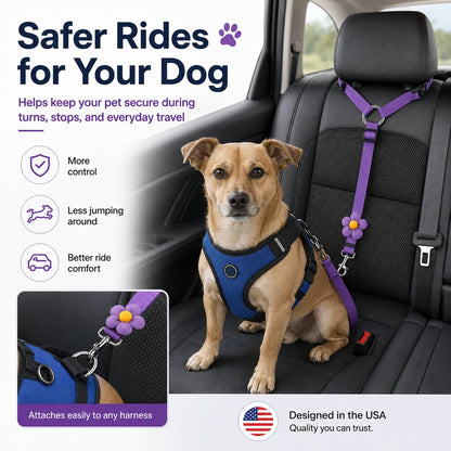 Adjustable Dog Car Seat Belt – Secure, Safer Rides