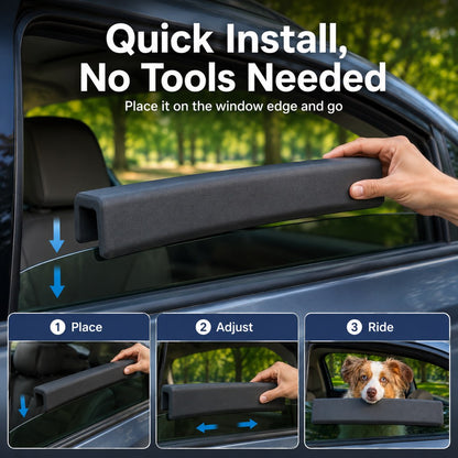 Dog Car Window Chin Rest – Comfy Rides, Protected Trim