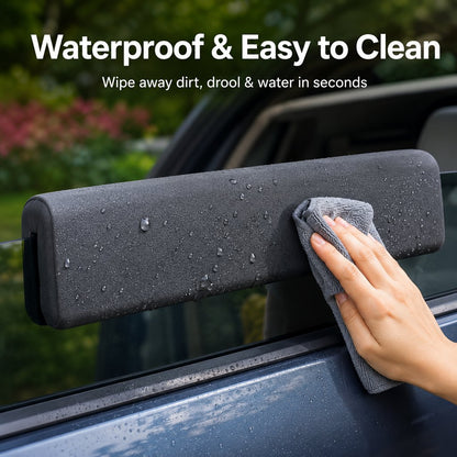 Dog Car Window Chin Rest – Comfy Rides, Protected Trim