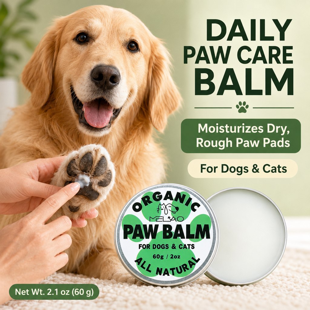 Dog & Cat Paw Balm – Soothes Dry Paw Pads