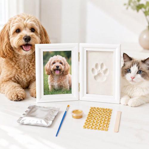 Pet Paw Print Frame Kit – DIY Keepsake Memories