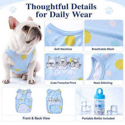 Frenchie Cooling Vest – Cooler Hot Summer Walks