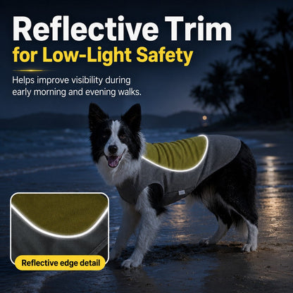 Dog Cooling Vest with Ice Pack Pocket – Summer Heat Relief