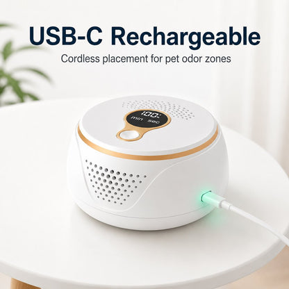 Rechargeable Pet Odor Eliminator – Fresher Litter Areas