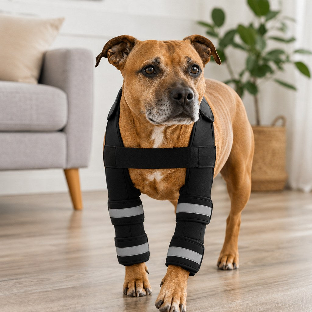 Double Front Leg Dog Brace – Steadier Walking