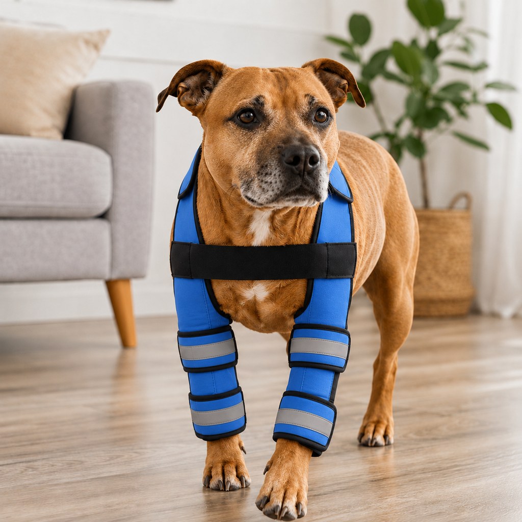 Double Front Leg Dog Brace – Steadier Walking