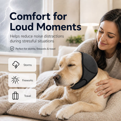Dog Ear Cover – Keeps Water Out & Calms Noise Stress