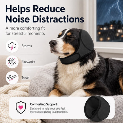 Dog Ear Cover – Keeps Water Out & Calms Noise Stress