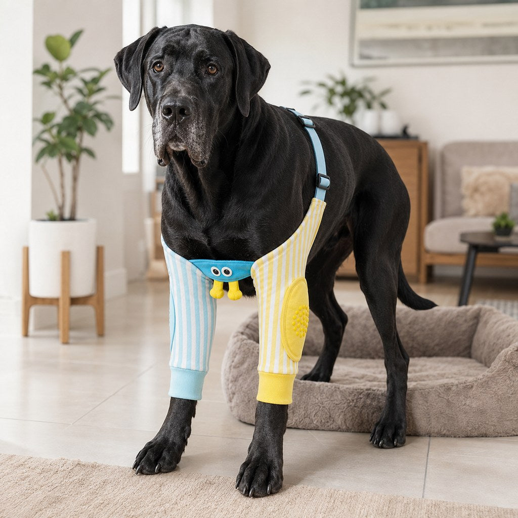 Padded Dog Elbow Sleeves – Hard Floor Protection
