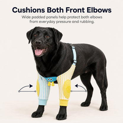 Padded Dog Elbow Sleeves – Hard Floor Protection