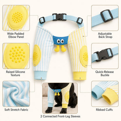Padded Dog Elbow Sleeves – Hard Floor Protection