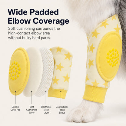 Padded Dog Elbow Sleeves – Hard Floor Protection