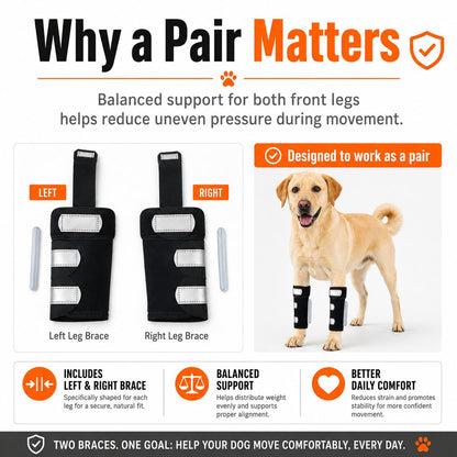 Dog Front Leg Brace – Stability for Weak or Injured Legs