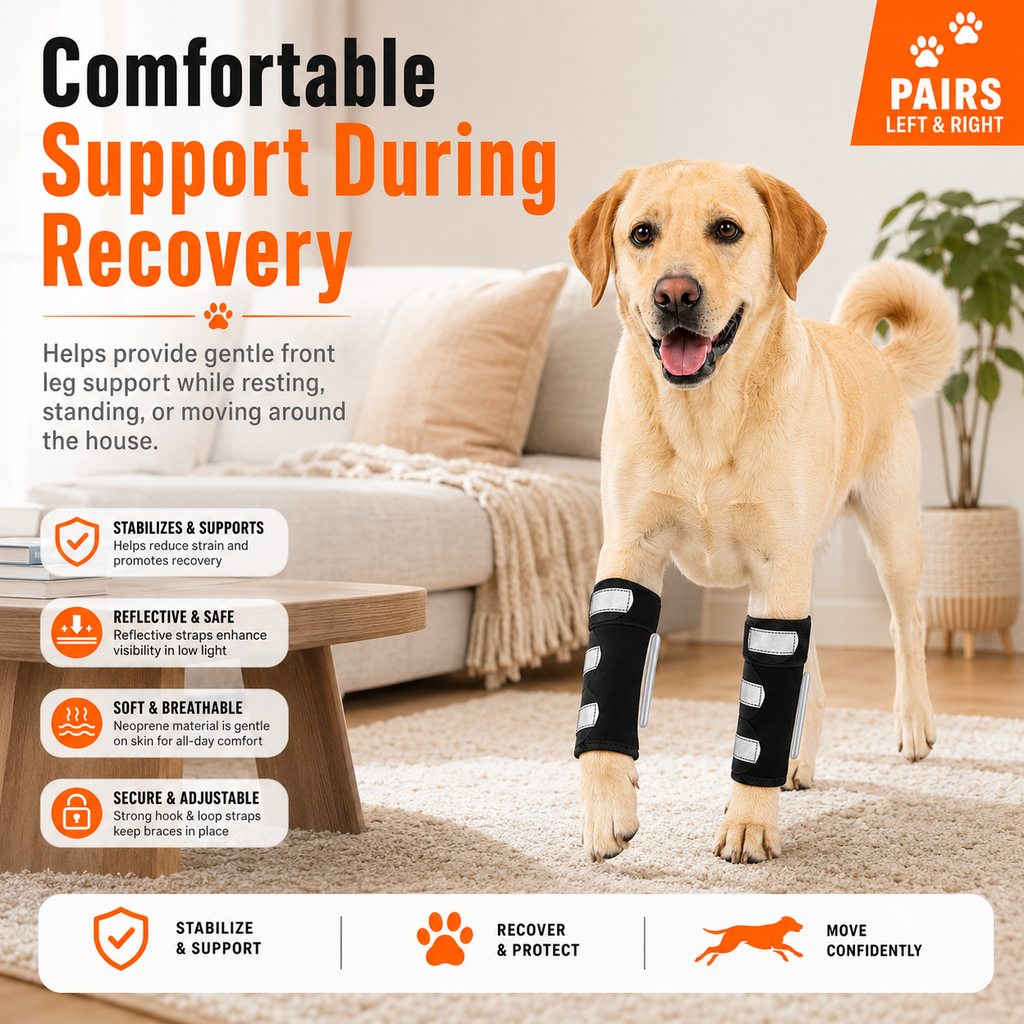 Dog Front Leg Brace – Stability for Weak or Injured Legs