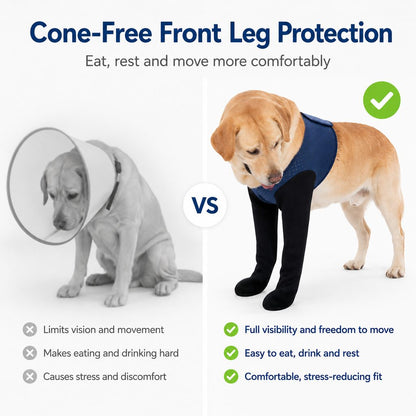 Dog Front Leg Recovery Sleeves – Cone-Free Anti-Lick