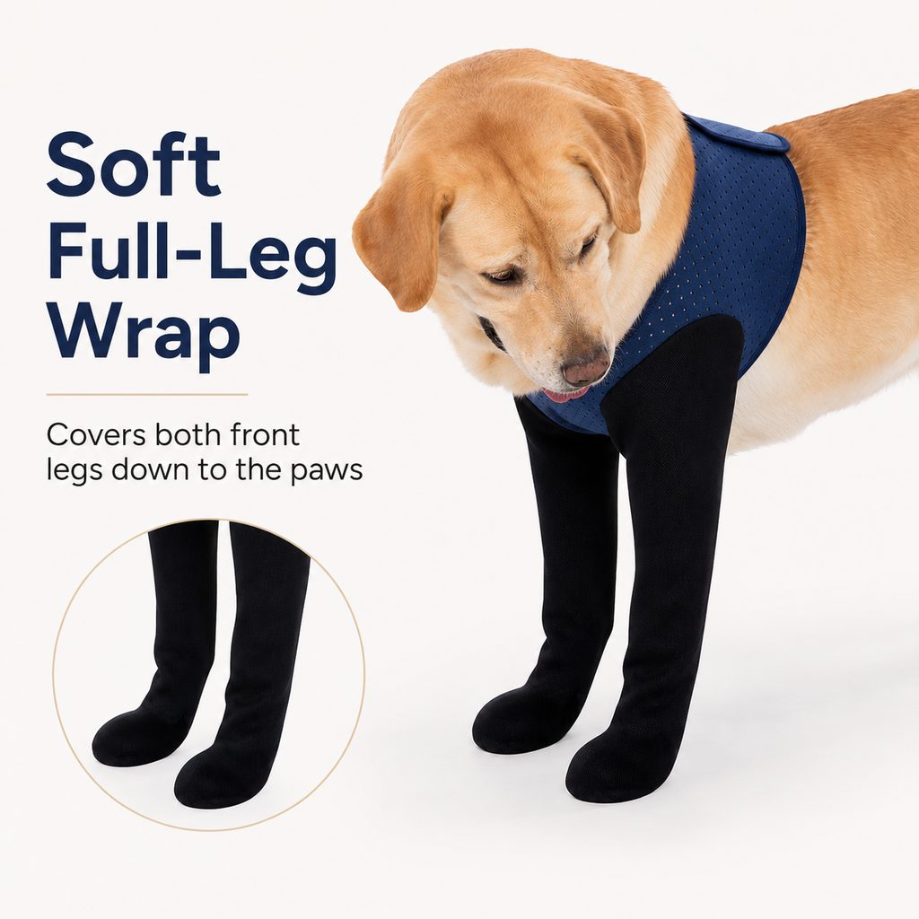 Dog Front Leg Recovery Sleeves – Cone-Free Anti-Lick