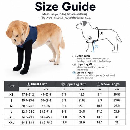 Dog Front Leg Recovery Sleeves – Cone-Free Anti-Lick