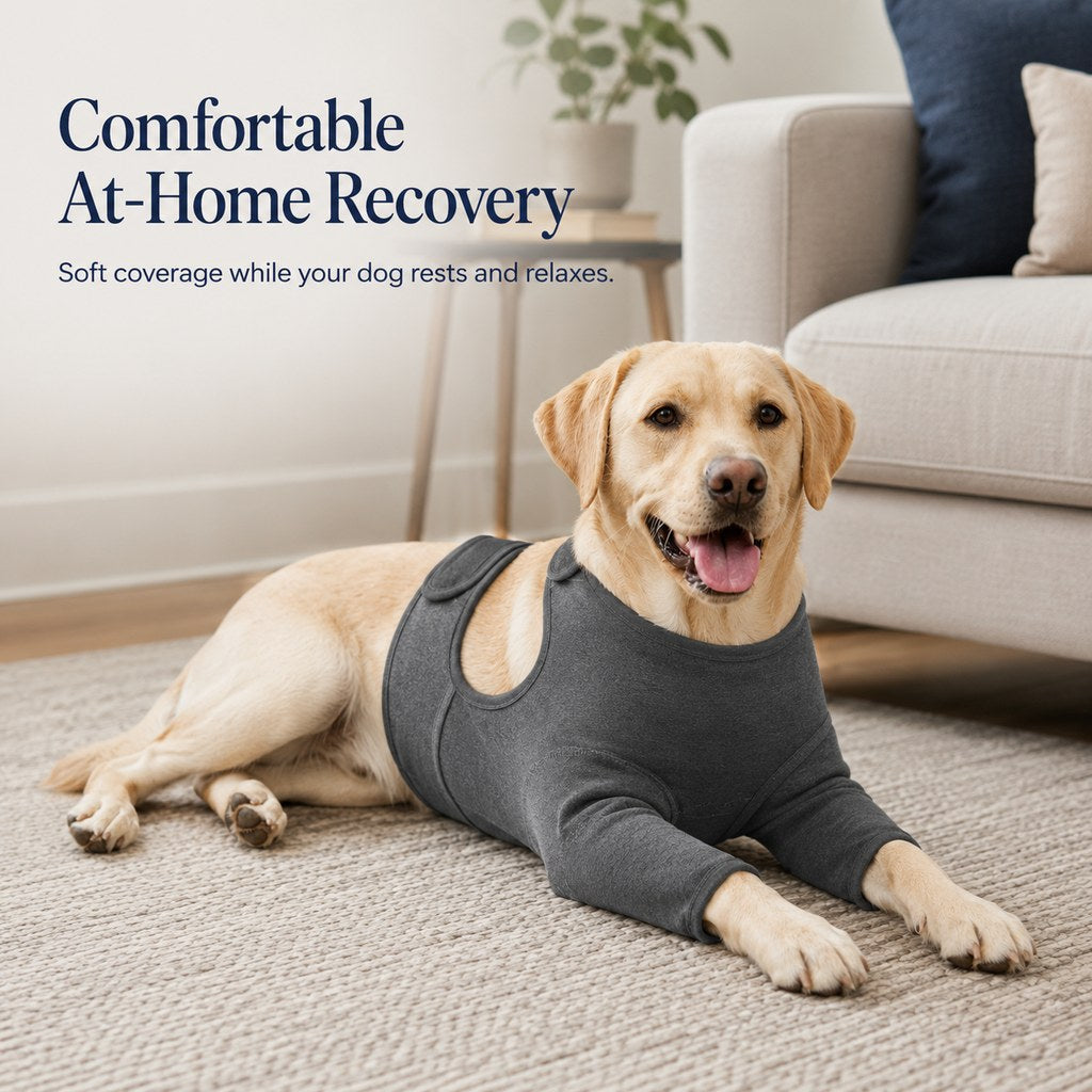 Dog Front Leg Recovery Suit – Helps Stop Licking