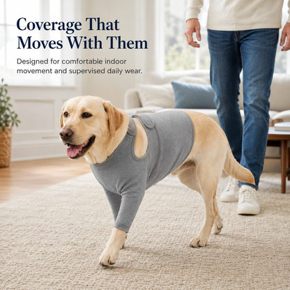 Dog Front Leg Recovery Suit – Helps Stop Licking