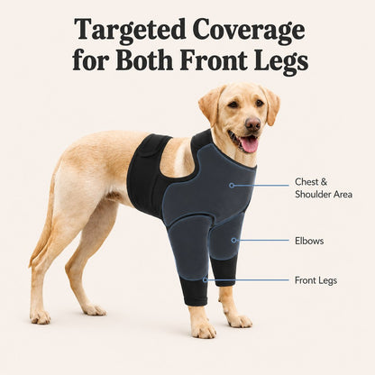 Dog Front Leg Recovery Suit – Helps Stop Licking