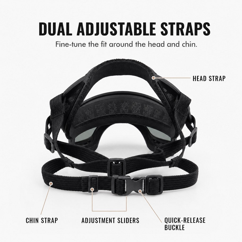 Photochromic Dog Goggles – Wind & Dust Protection