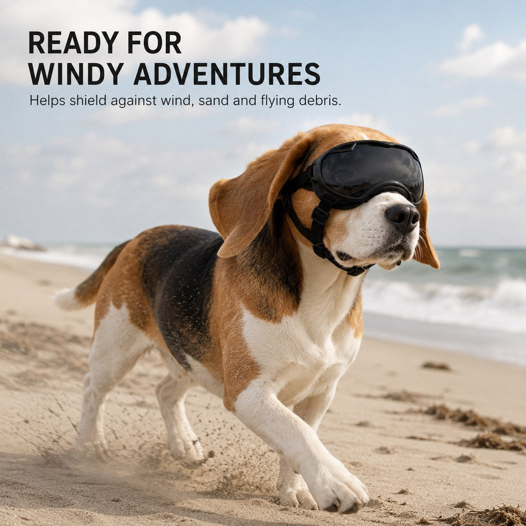 Outdoor Dog Goggles – Dust, Sand & Wind Protection