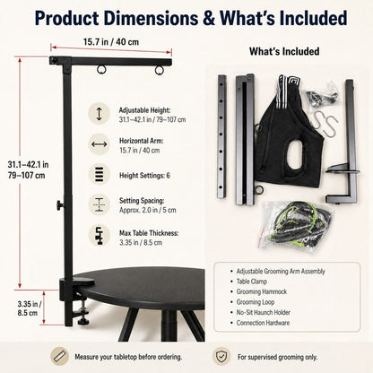 Dog Grooming Arm Kit – Steadier At-Home Grooming