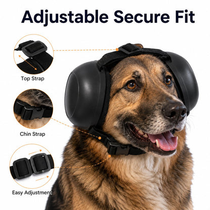 Dog Noise-Reducing Ear Muffs – Calm During Fireworks