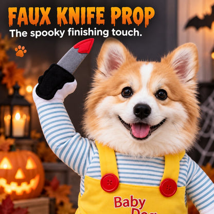 Horror Doll Dog Costume – Instant Spooky Look