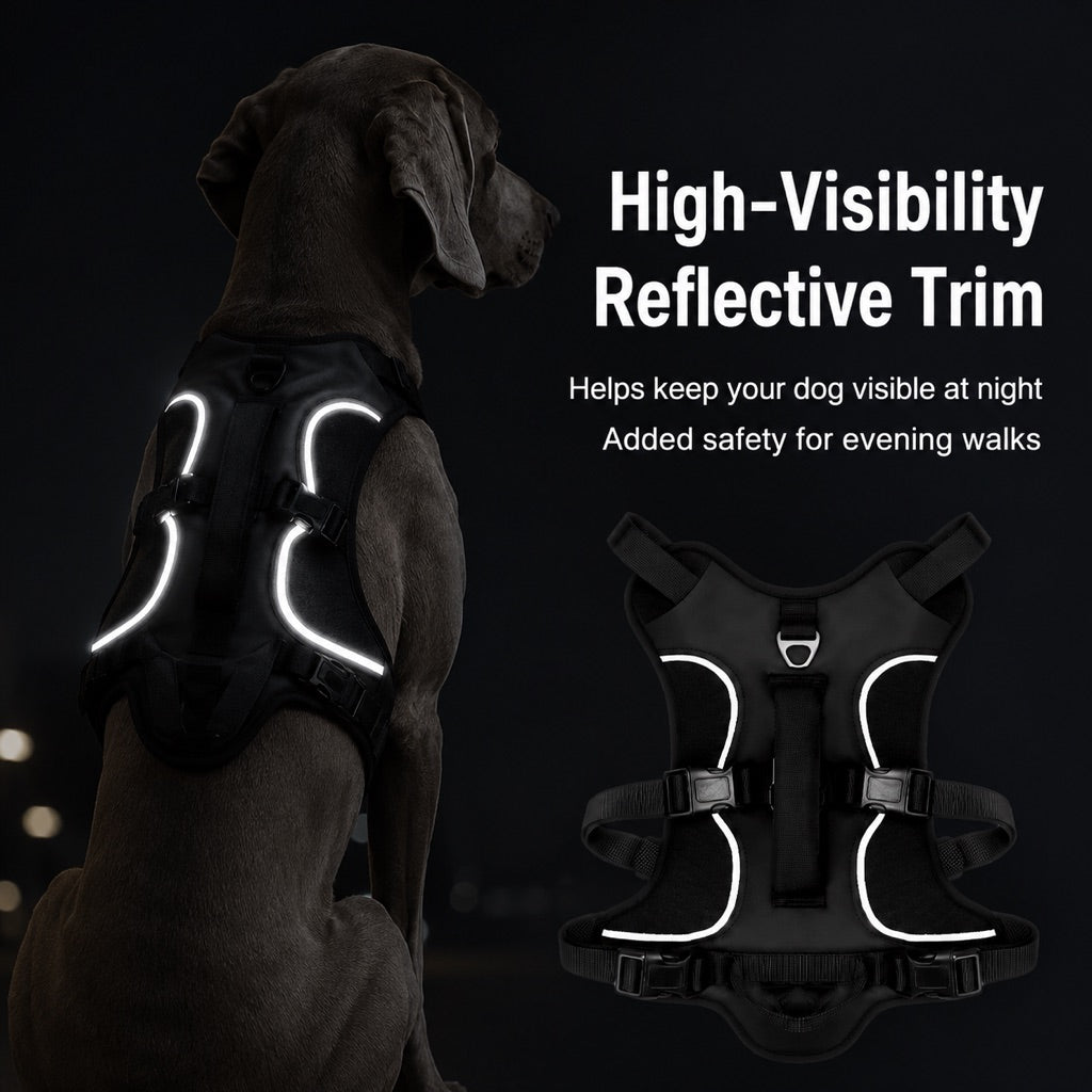 AirTag Escape-Proof Dog Harness – Secure Outdoor Walks