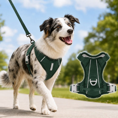 Reflective No-Pull Dog Harness – Safe Night Walks