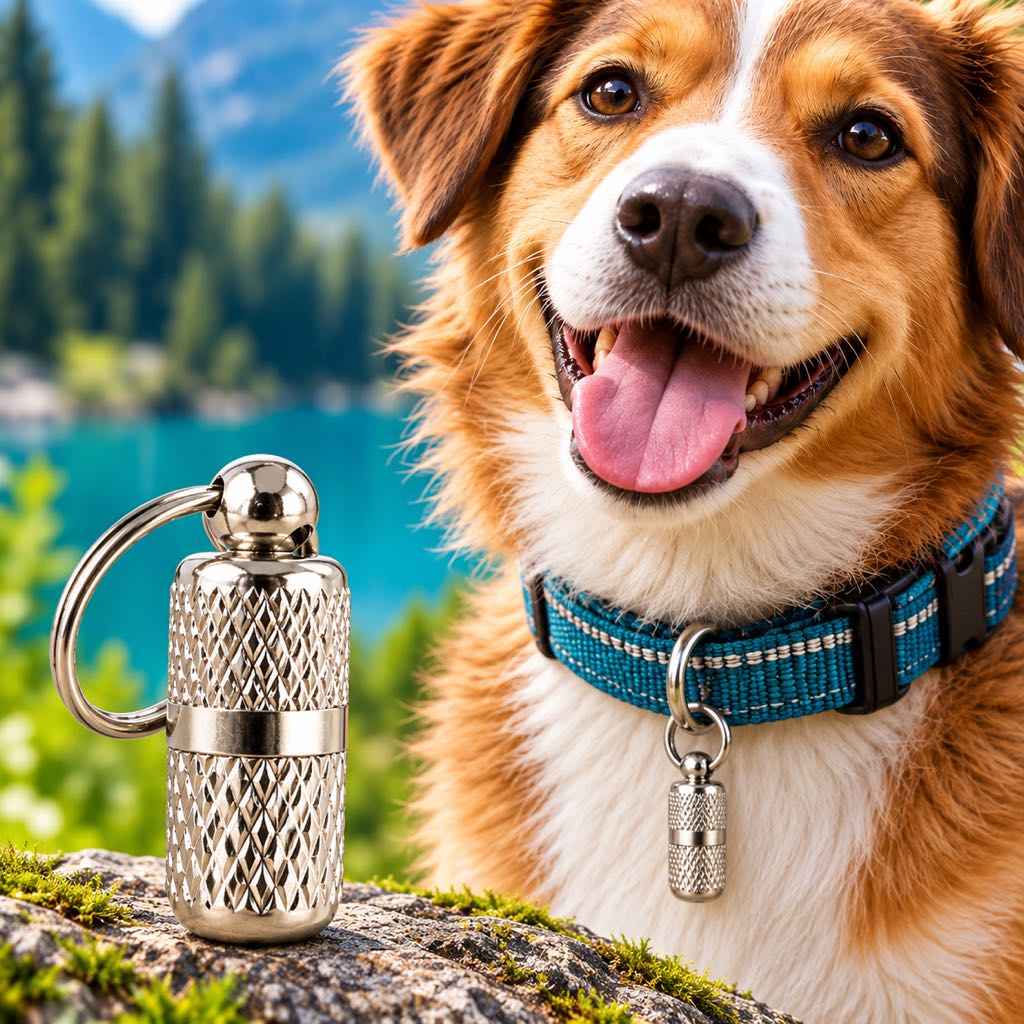Dog ID Contact Capsule 3-Pack – Emergency Info Tag