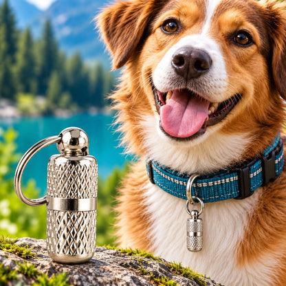 Dog ID Contact Capsule 3-Pack – Emergency Info Tag