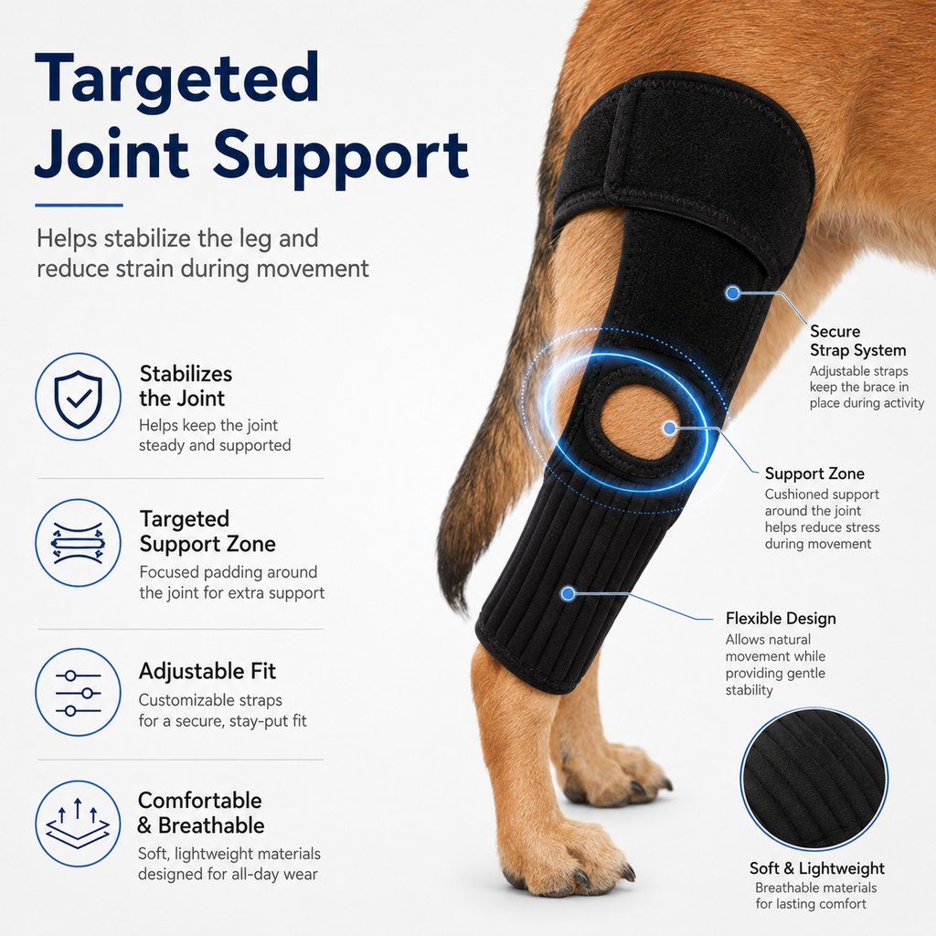 Dog Joint Support Brace – Senior Leg Stability