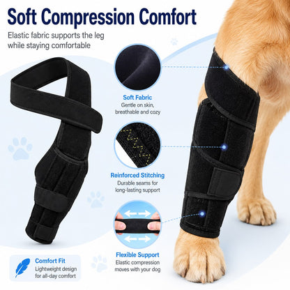 Adjustable Dog Leg Brace – Front or Hind Support