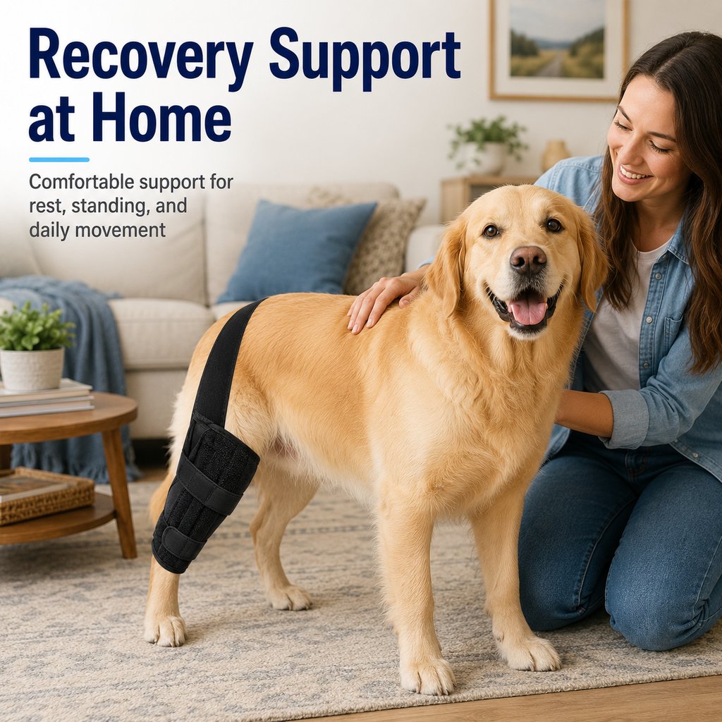 Adjustable Dog Leg Brace – Front or Hind Support