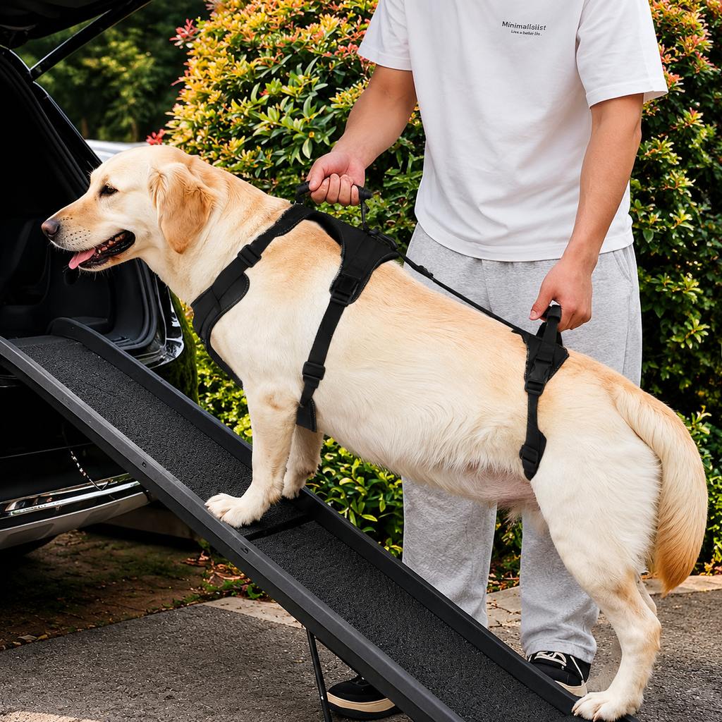 Large Dog Full-Body Lift Harness – Stairs & Car Help