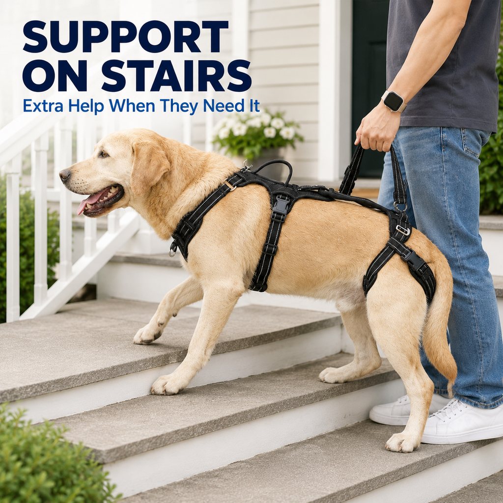 Full-Body Dog Lift Harness – Weak Hind Leg Support
