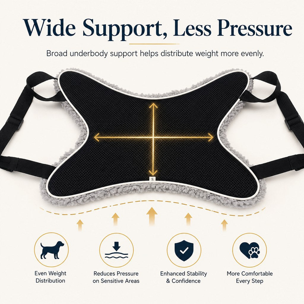 Dog Lift Support Sling – Help on Stairs & Walks