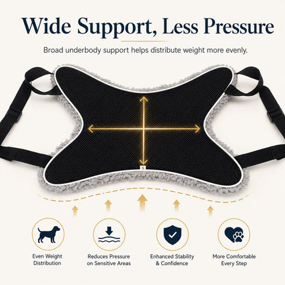 Dog Lift Support Sling – Help on Stairs & Walks