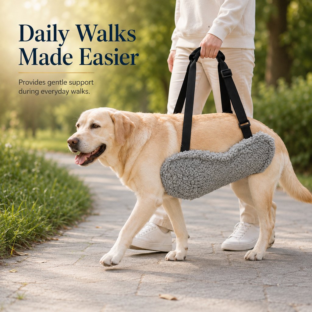 Dog Lift Support Sling – Help on Stairs & Walks