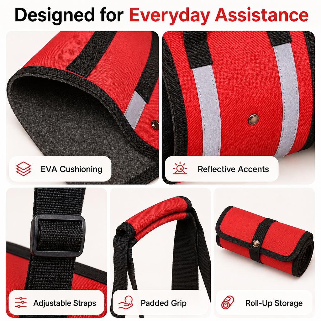 Reflective Dog Lift Sling – Belly Support for Mobility