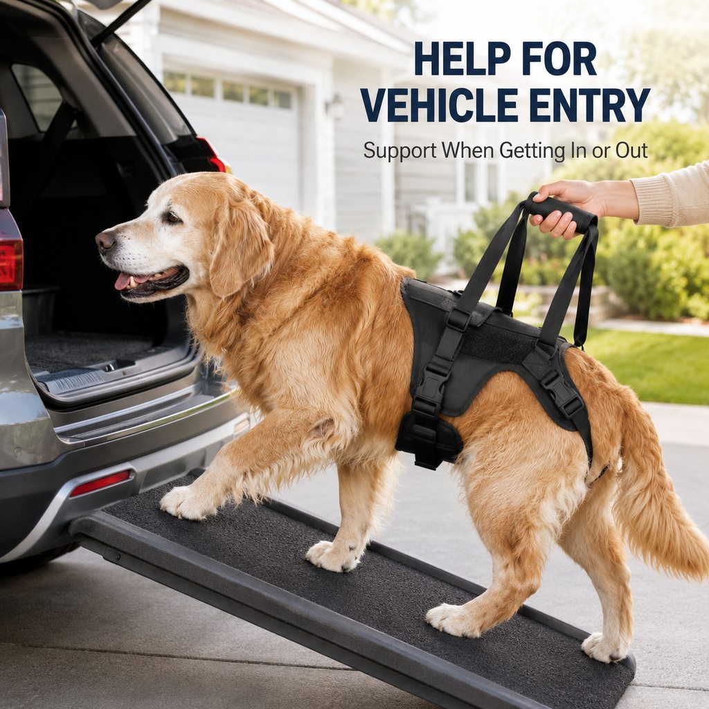 Full-Body Dog Lift Harness – Stairs & Car Support