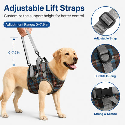 Dog Mobility Harness – Front or Rear Lift Assist