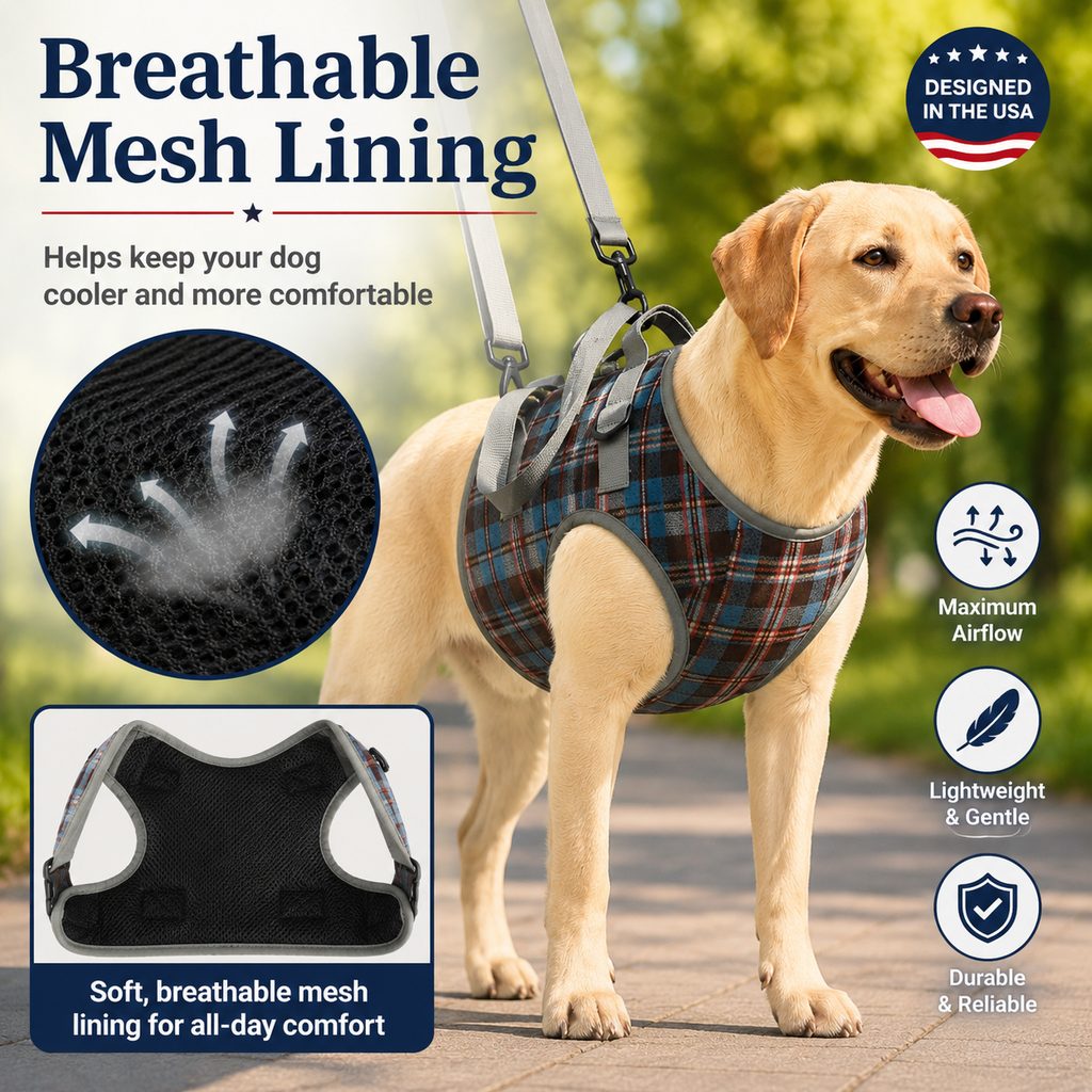 Dog Mobility Harness – Front or Rear Lift Assist