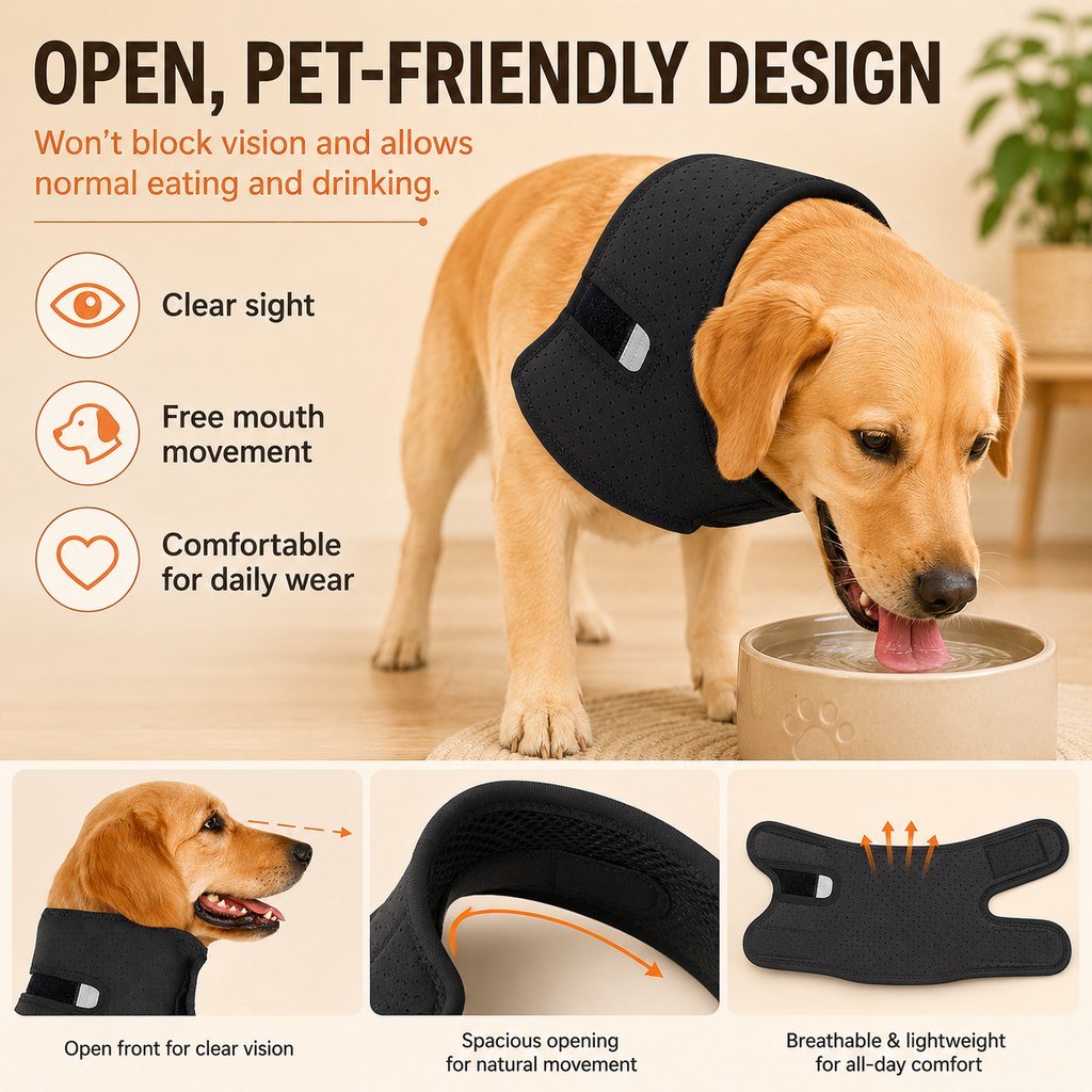 Soft Dog Neck Brace – Comfortable Post-Surgery Support